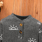 3-piece Baby Boy Sun Romper Pants Cap Set