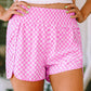 LDC Plaid High Waisted Athletic Shorts