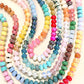 NATURAL AGATE GLASS SEMI PRECIOUS BEAD NECKLACE