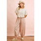 JERSEY BUBBLE SLEEVE TOP