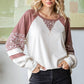 Wildflower Patchwork Waffle Knit Top