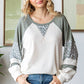Wildflower Patchwork Waffle Knit Top