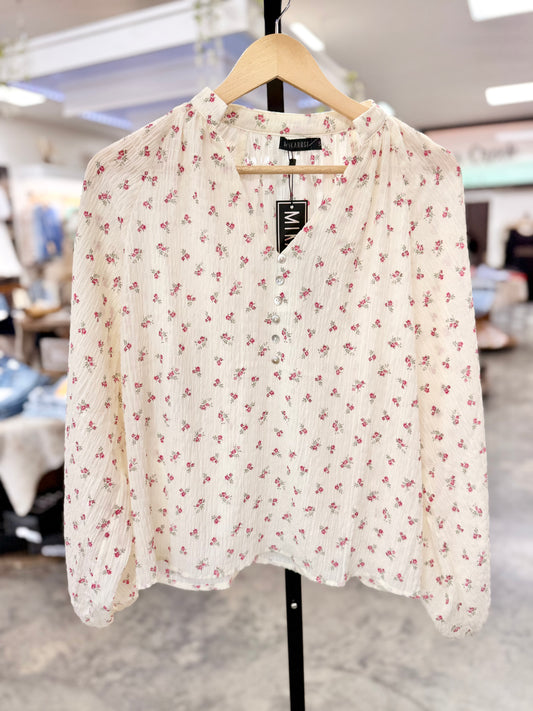 Boho Button Blouse
