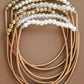 Boho Layered Spring Coil Guitar String Bracelet Set - 6961