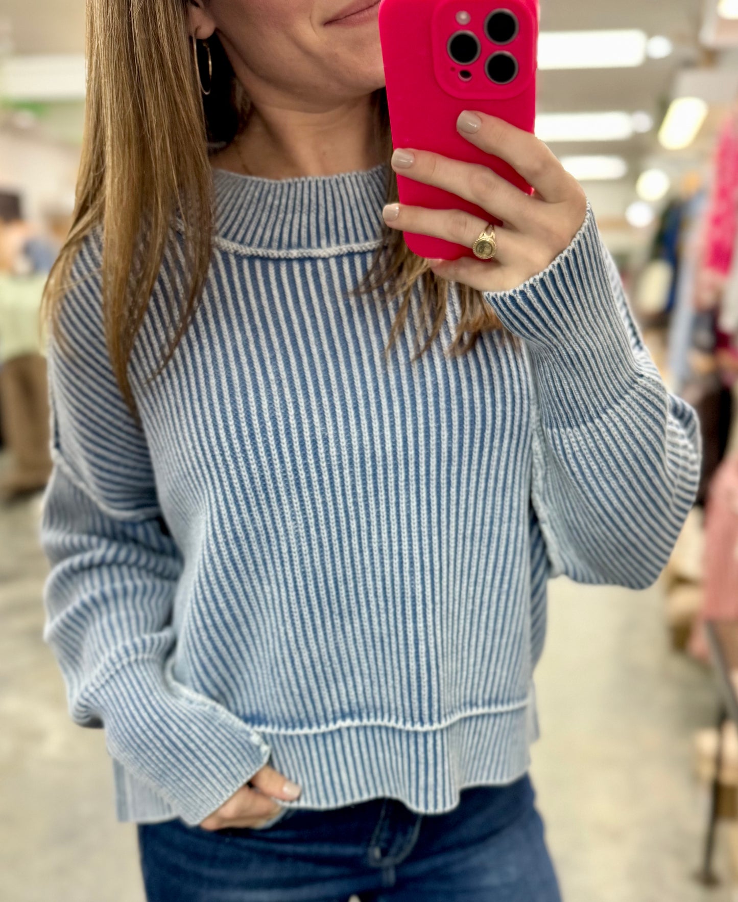 The Driftwood Crop Sweater