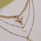 BULL HORN MULTI LAYER NECKLACE | 80N243