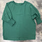 Relaxed Smocked Sleeve Top