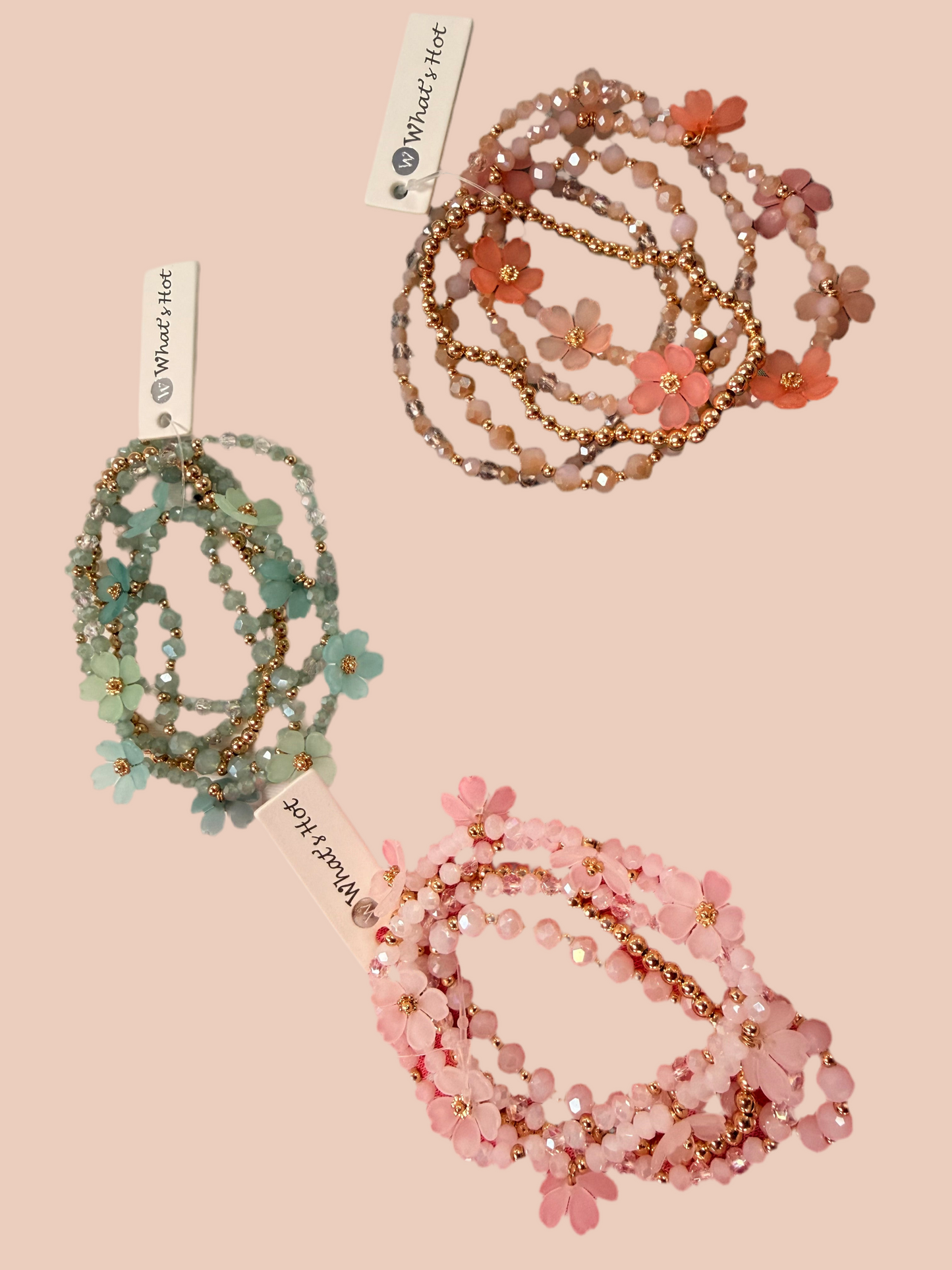 Floral bloom bracelets