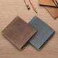 Genuine Leather Bifold Wallet for man Vintage wallet
