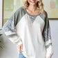 Wildflower Patchwork Waffle Knit Top