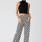 Demi Checkered Bottoms w Elastic Band
