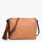 Sabrina 2 Tone Crossbody w/ 3 Compartments