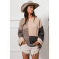 MIXED PATTERN BLOCK SWEATER