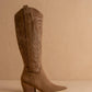 The Shiloh | Embroidered Western Tall Fall Boot