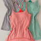 Checkered Knit Activewear Tennis Dress