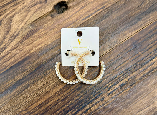 Pearl Hoops 2”
