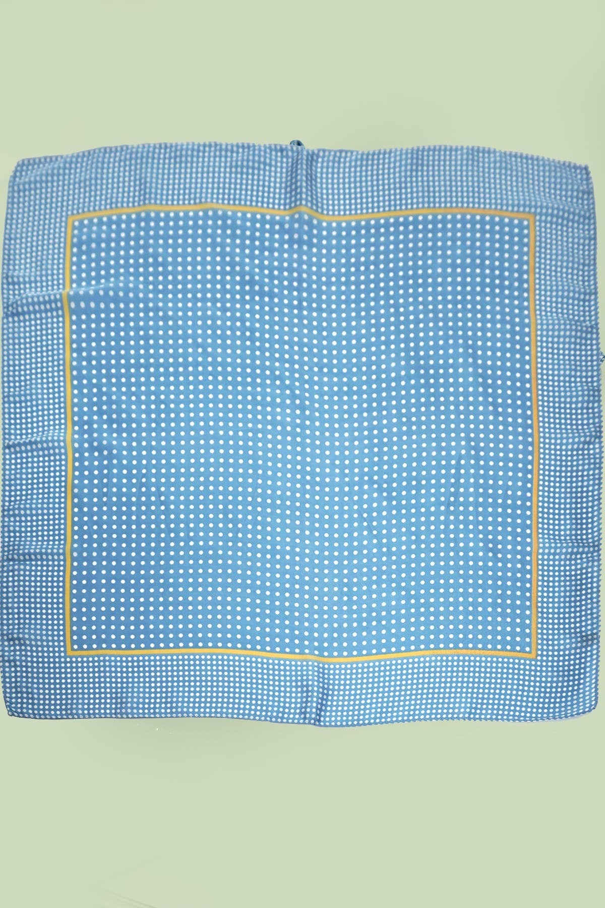 LARGE POLKA DOT PRINT BANDANA SCARF