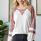 Wildflower Patchwork Waffle Knit Top