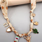 SCARF CHARM NECKLACE-BOOT CACTUS HAT HEART
