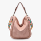 Aris Whipstitch Hobo/Crossbody w/ Guitar Strap