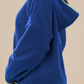 Sherpa Half Zip Contrast Trim Pullover Hoodie