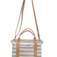 Pencil Stripe Medium Tote in Canvas
