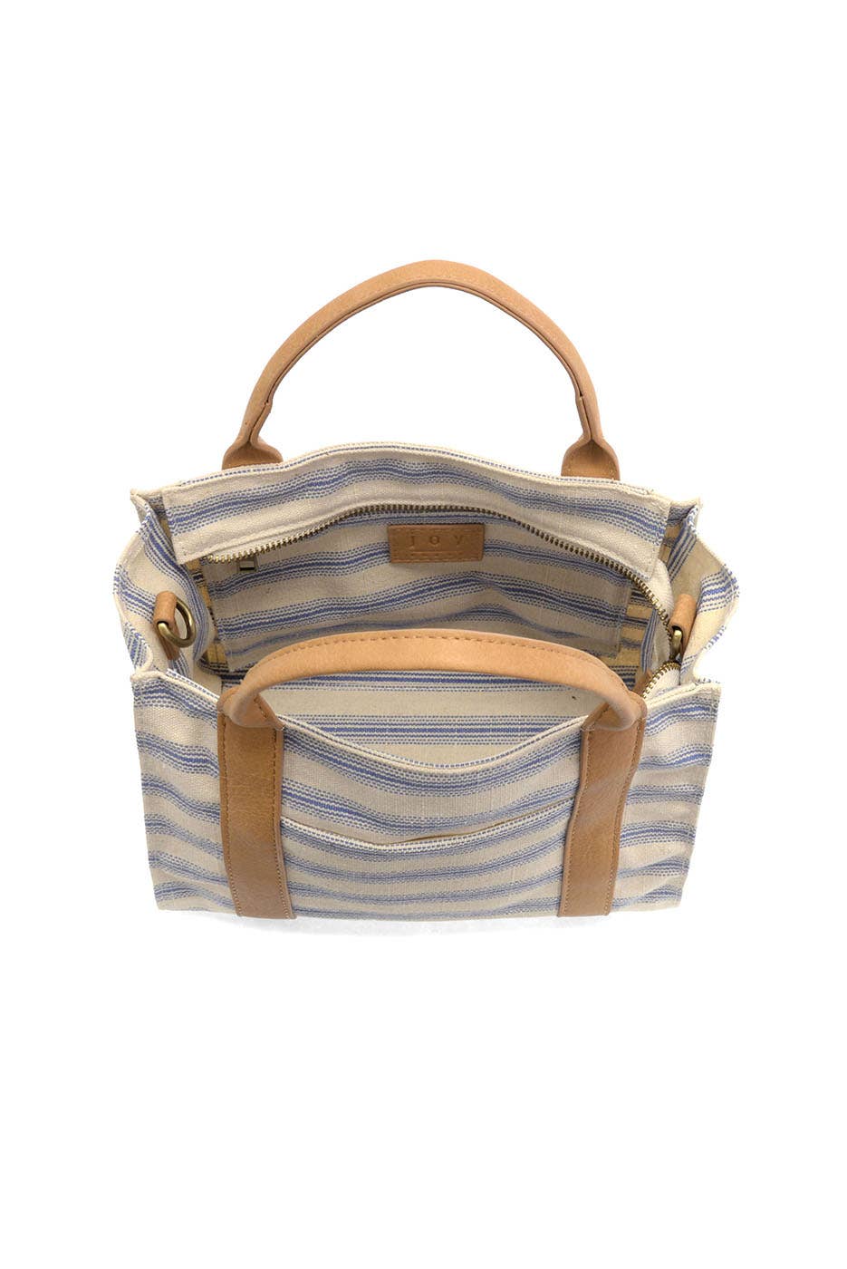 Pencil Stripe Medium Tote in Canvas