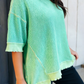Oversized Mint Top