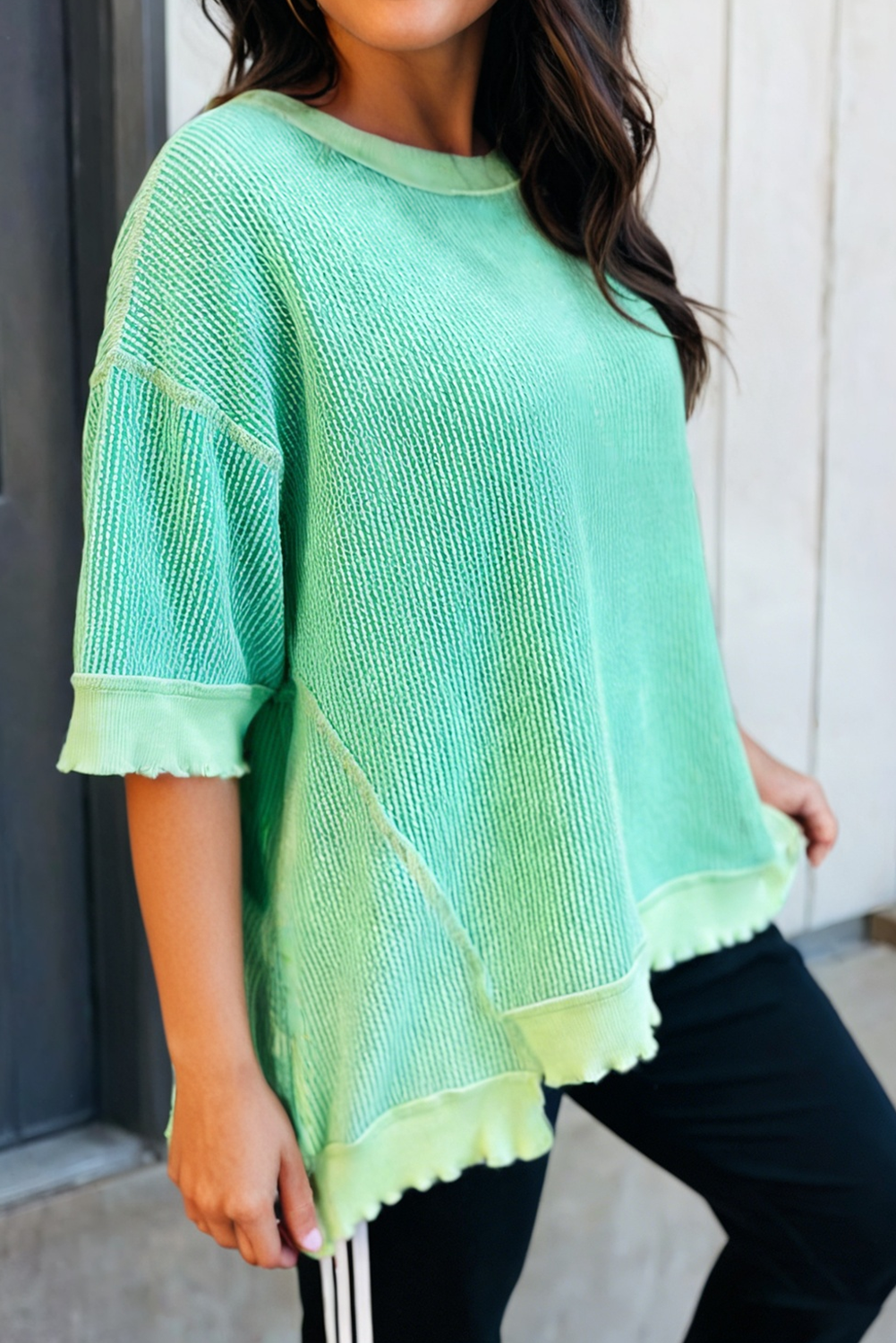 Oversized Mint Top
