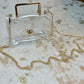 Clear & Gold Game Day Purse