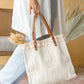 Madison Handwoven Fringe Tote with Extra Sling Bag Inside