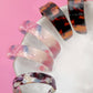 MULTI CLASSIC ACRYLIC HOOP TRIO EARRINGS