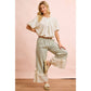 JERSEY BUBBLE SLEEVE TOP
