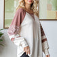 Wildflower Patchwork Waffle Knit Top