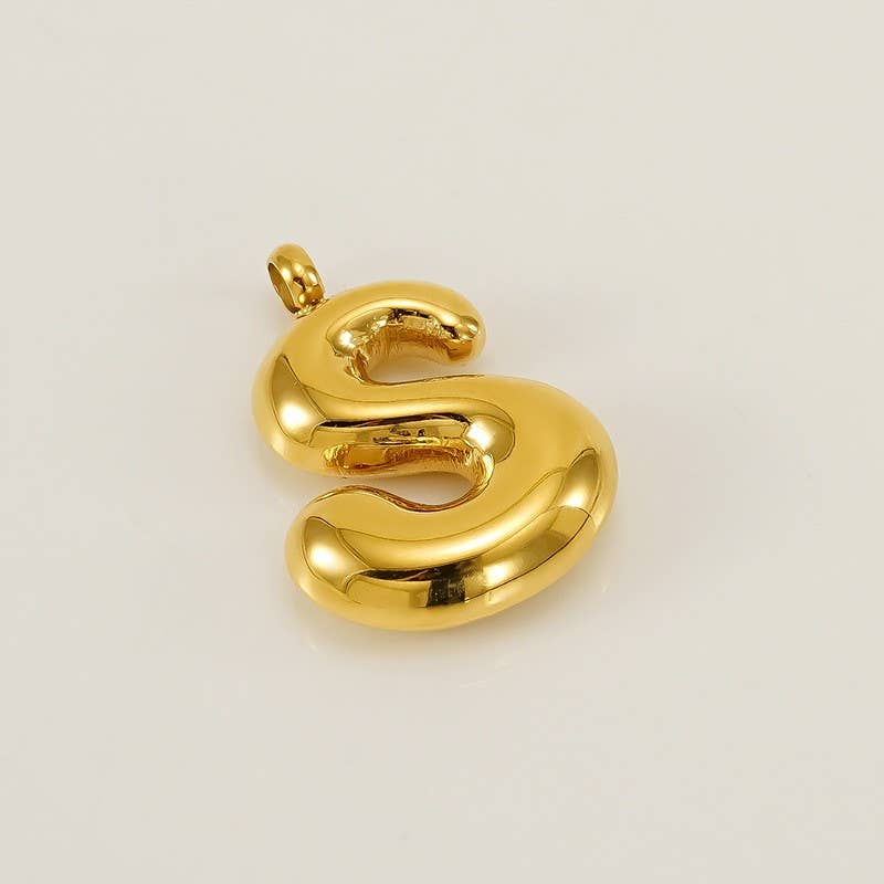 CHARMS - 18K STAINLESS STEEL TARNISH FREE INITIAL | 40CM101