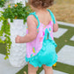 Pink Snowcones Ruffle Swing Set