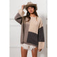 MIXED PATTERN BLOCK SWEATER