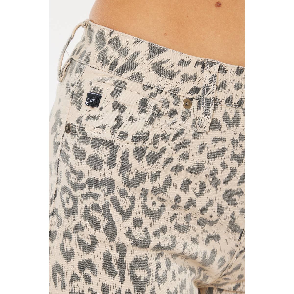 Sandy Leopard Shorts