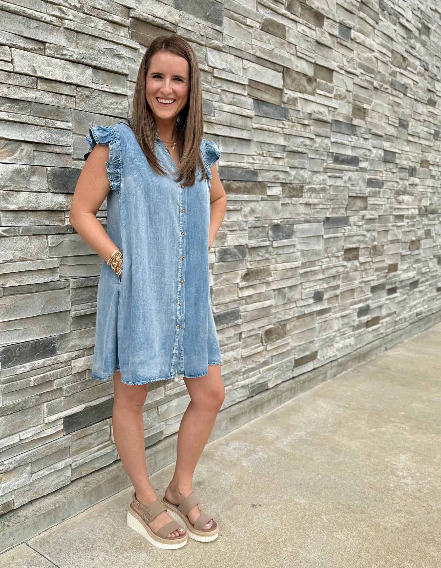 Chambray Daydream Dress