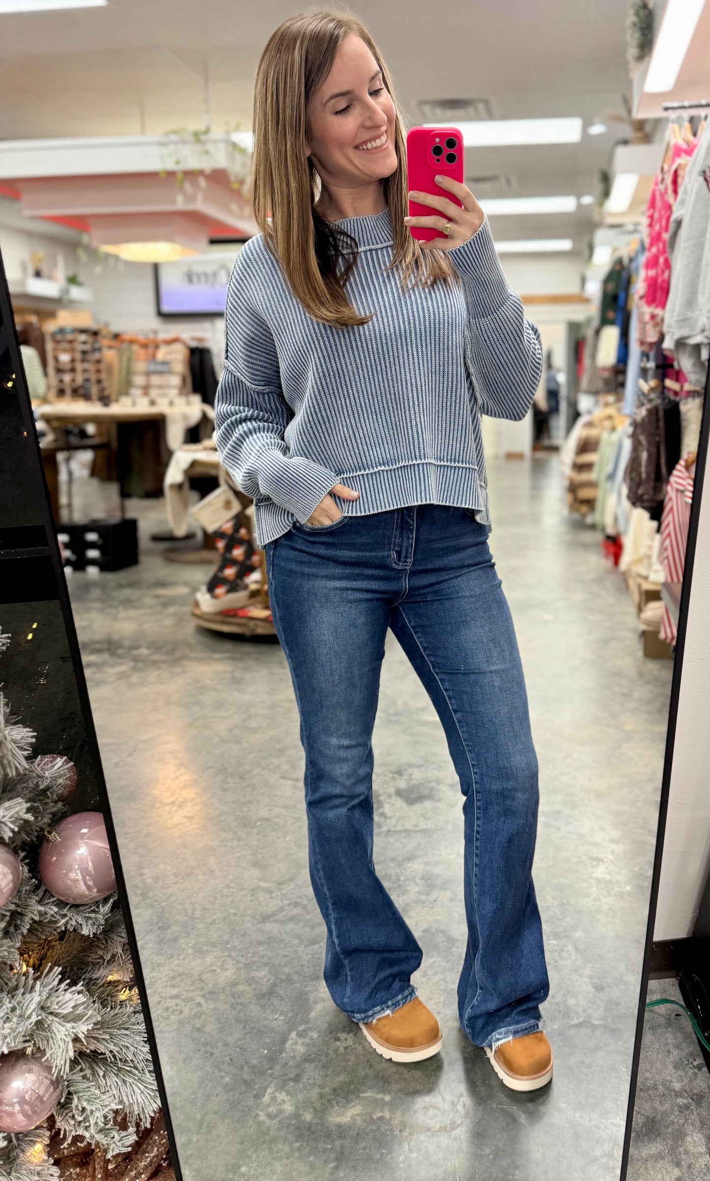 The Driftwood Crop Sweater