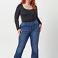 Mid Rise Flare Jegging- Plus Size