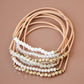 Boho Layered Spring Coil Guitar String Bracelet Set - 6961