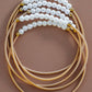 Boho Layered Spring Coil Guitar String Bracelet Set - 6025