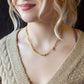 Tarnish Resistant Gold Large Link Toggle Necklace 18"