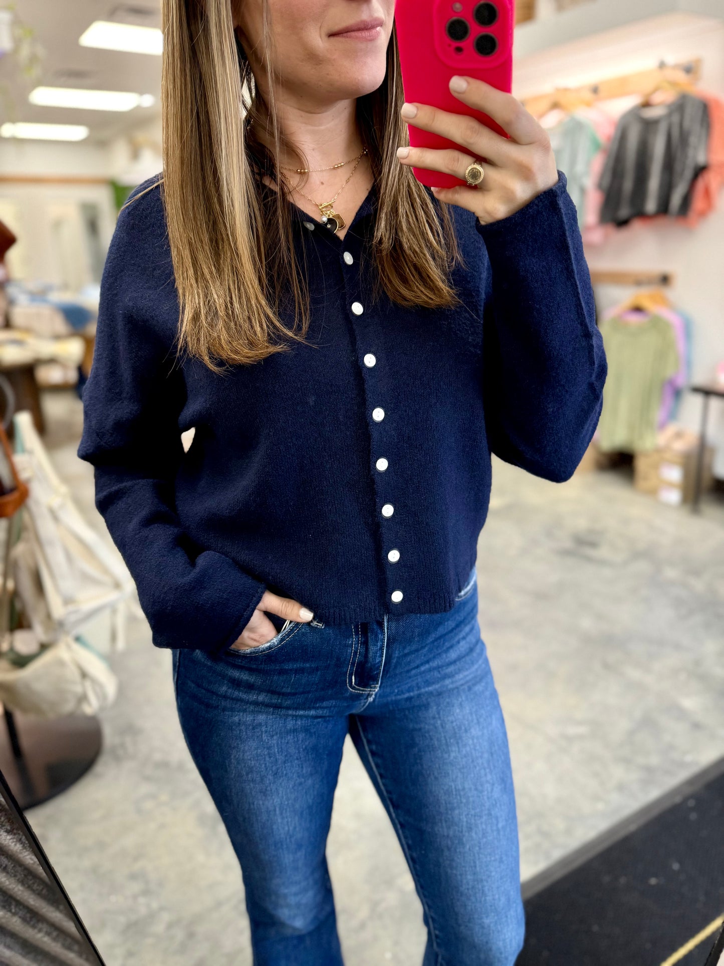 Midnight Pearl Cardigan