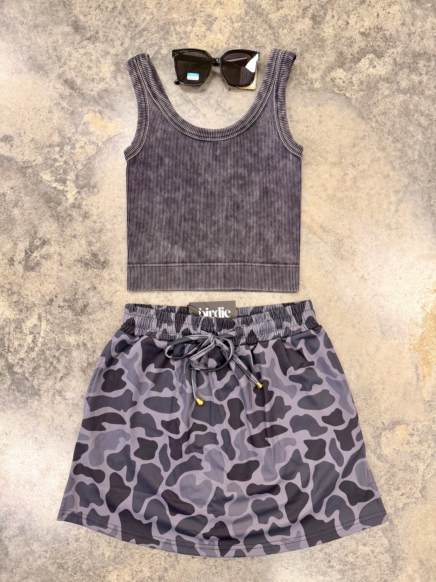Blackout Camo Active Skort