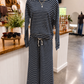 Navy Stripe Sweater and Pants Set (Sold Separately)