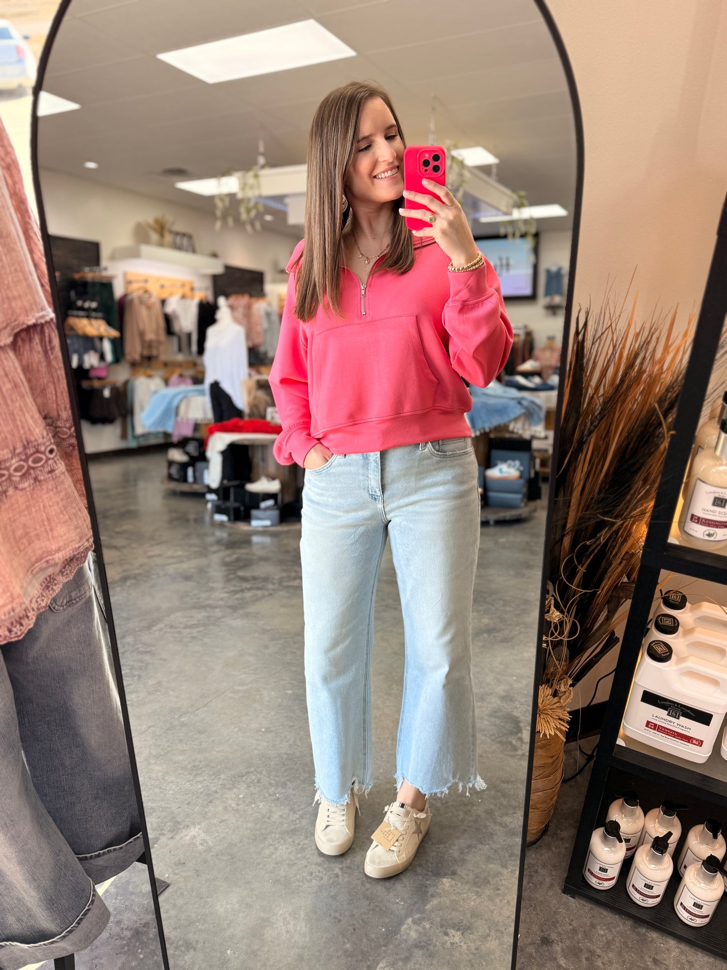 Light & Free Crop Denim