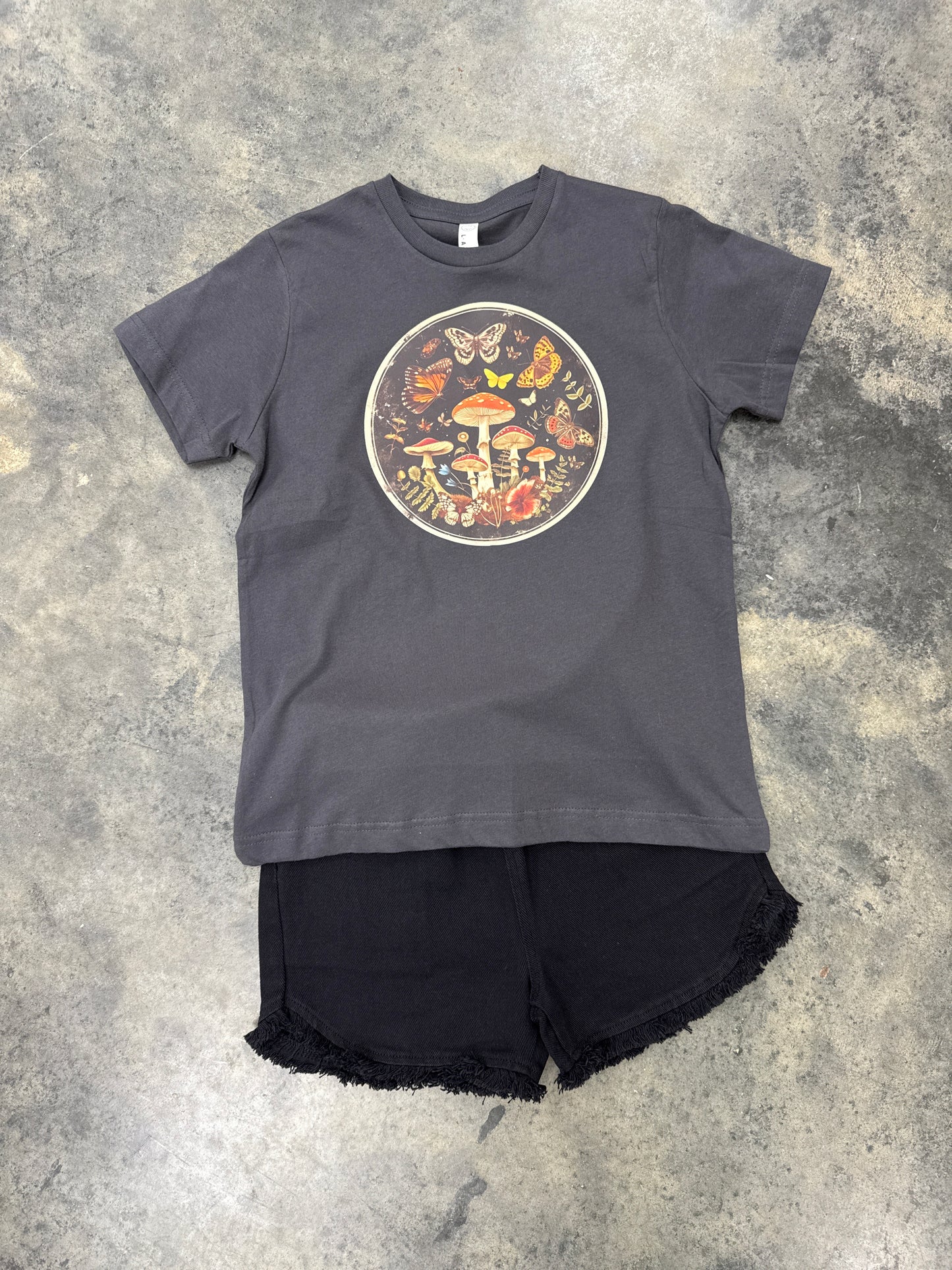 Butterfly/Mushroom tshirt