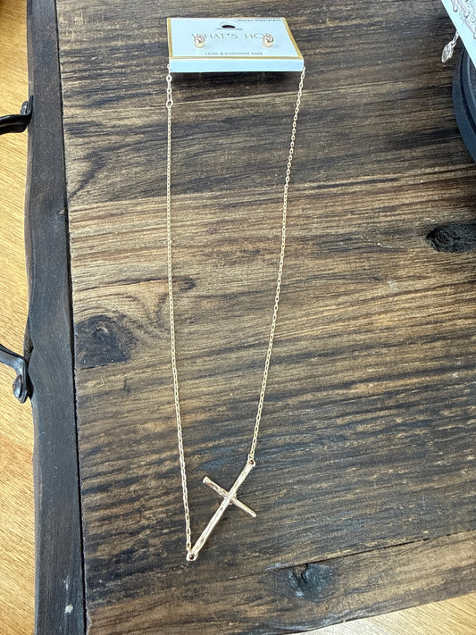 Infinity Cross Necklace